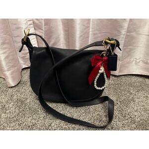 Vintage 1990s Coach Courier Bag 4150 Shoulder Bag – Navy Crossbody Purse
